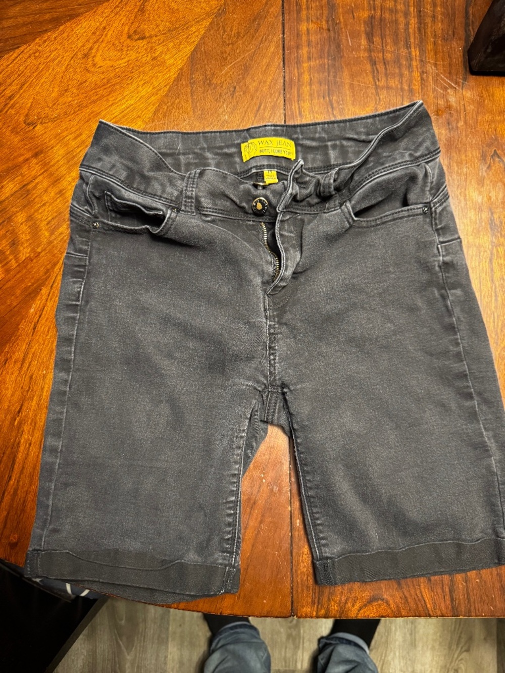 Wax Jean shorts - Ladies Size Medium - Butt, I Love You